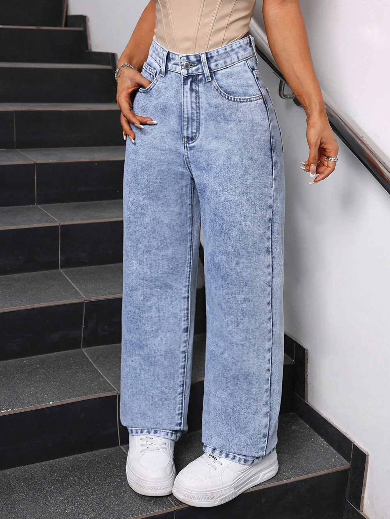 Elite Muse Straight Fit Stretch Denim