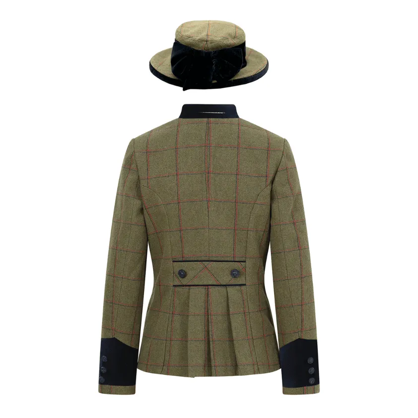 Equetech Green Ladies Launton Tweed Leaders Jacket & Hat