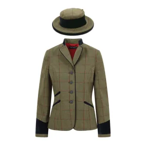 Equetech Green Ladies Launton Tweed Leaders Jacket & Hat
