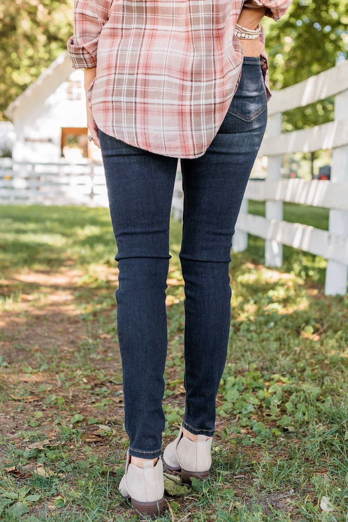 Eunina Mid-Rise Skinny Jeans- Jaslyn Wash