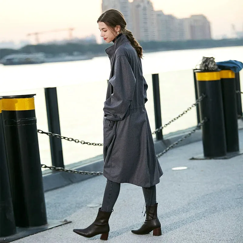 European Wool Trench Coat