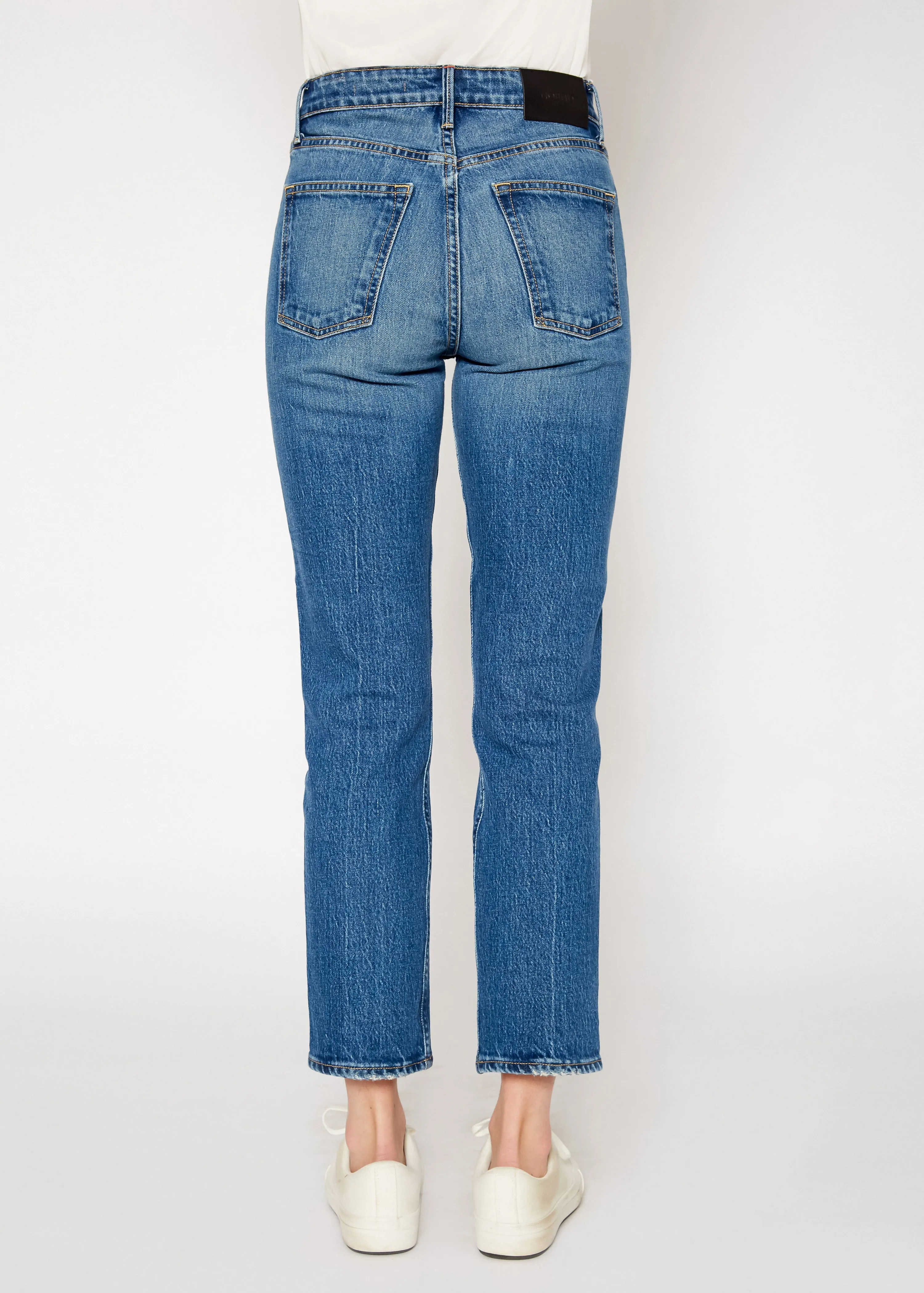 Eve High Rise Crop Slim Straight