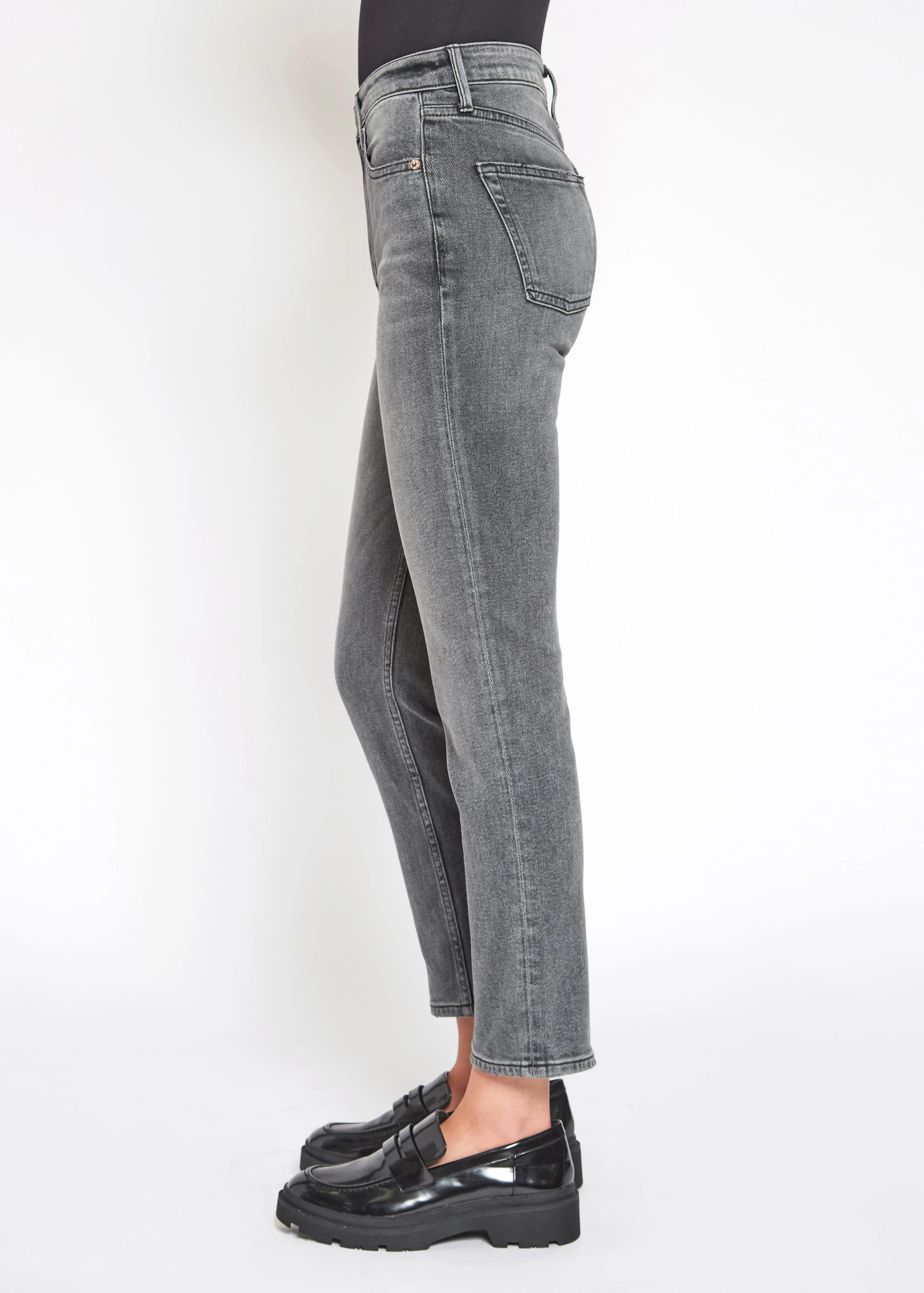 Eve High Rise Crop Slim Straight