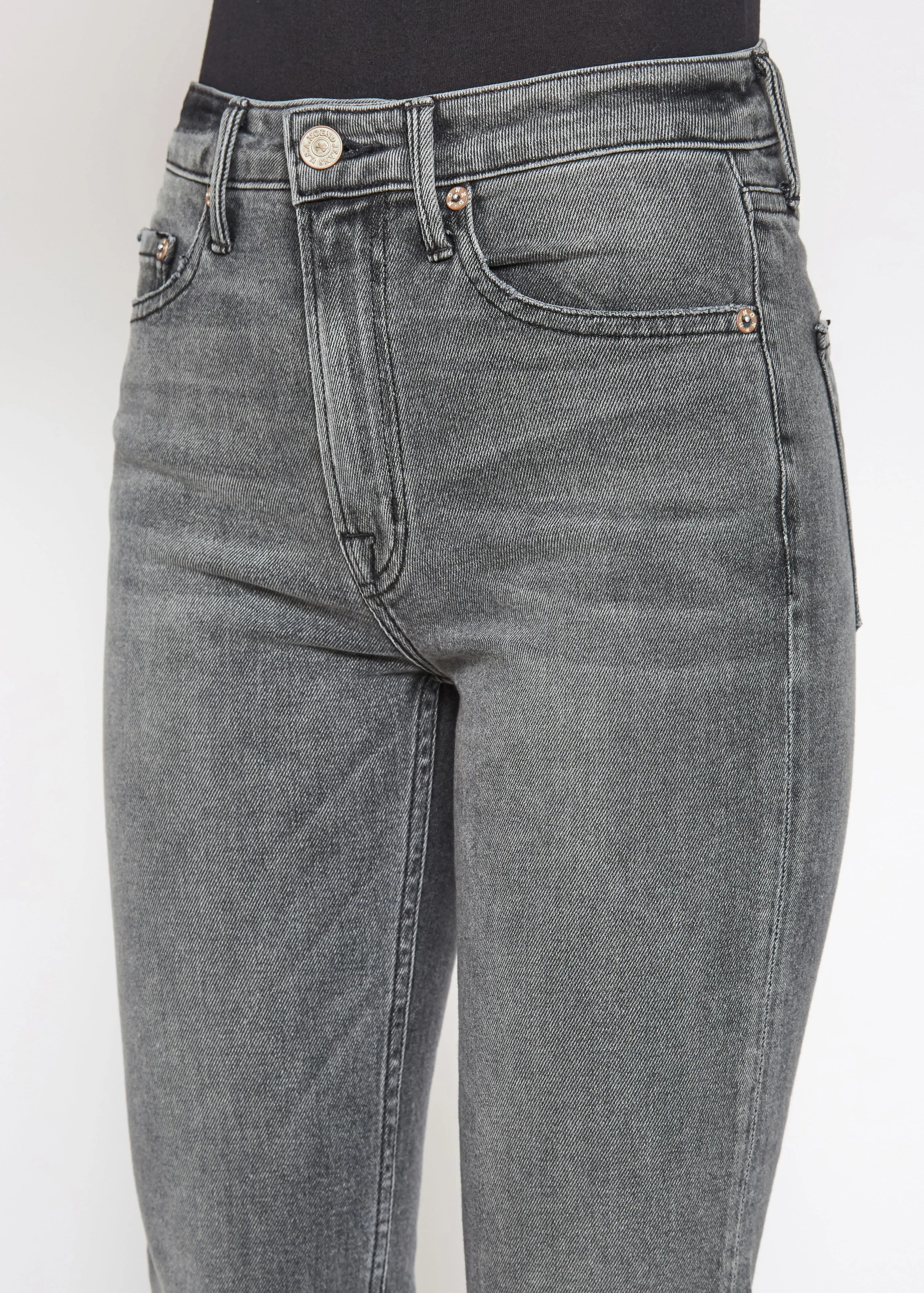 Eve High Rise Crop Slim Straight