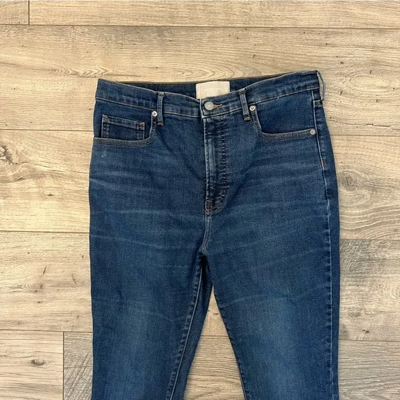 Everlane Dark Wash High Rise Skinny Ankle Denim Jeans- Size 31