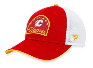 Fanatics Fundamental Structured Trucker Hat - Calgary Flames