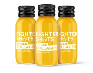Fighter Shots Ginger Collagen 12x60ml CASE