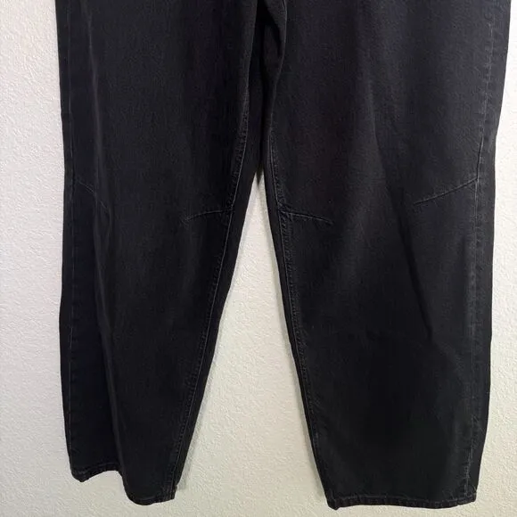 Free People Jeans Womens 29 Crossroads Mid Rise Baggy Slim Straight We The Free
