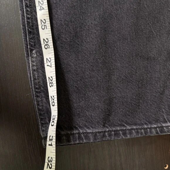 Free People Jeans Womens 29 Crossroads Mid Rise Baggy Slim Straight We The Free