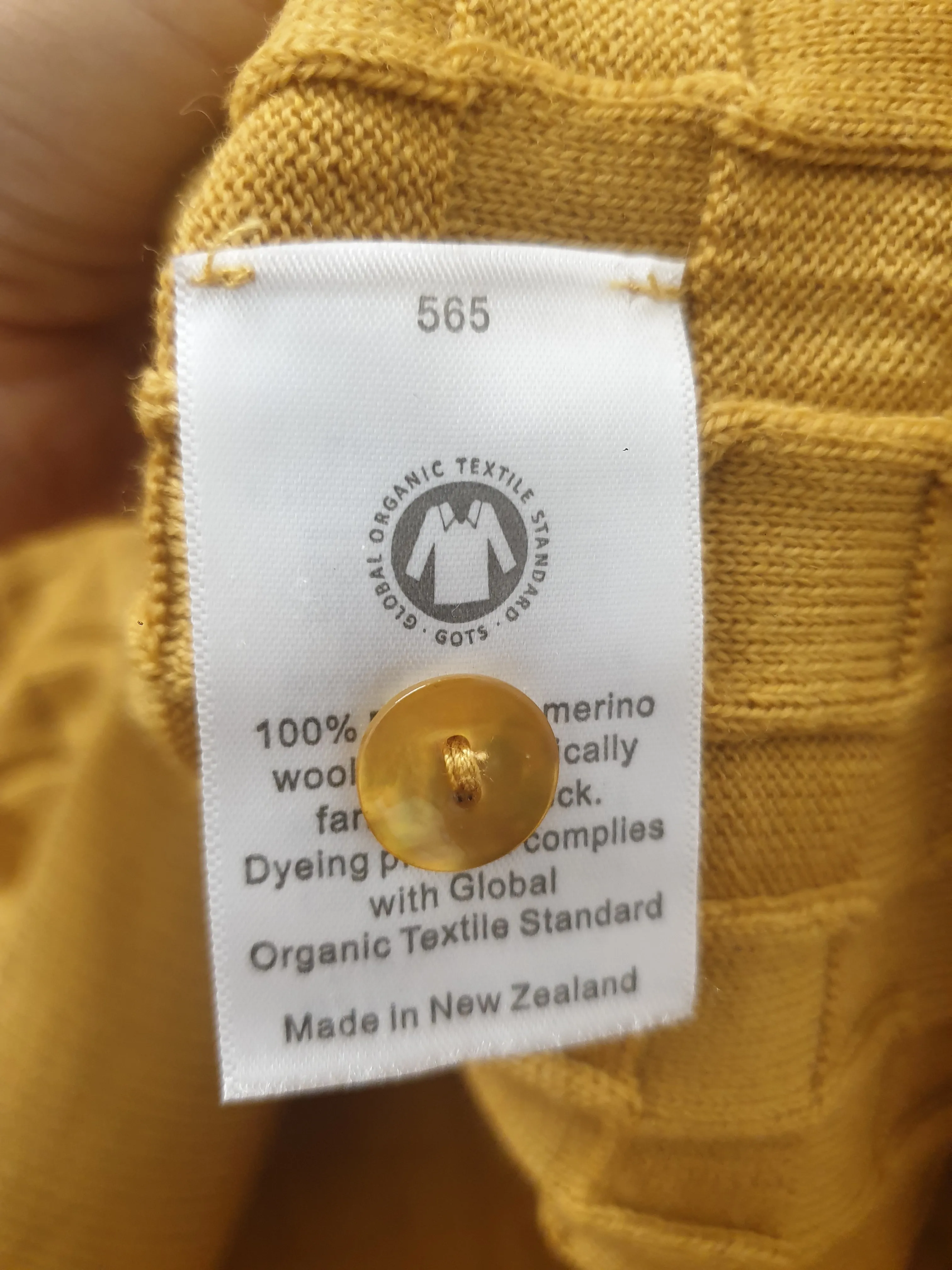 FROM mustard 100% merino wool criss cross knit cardigan size 12