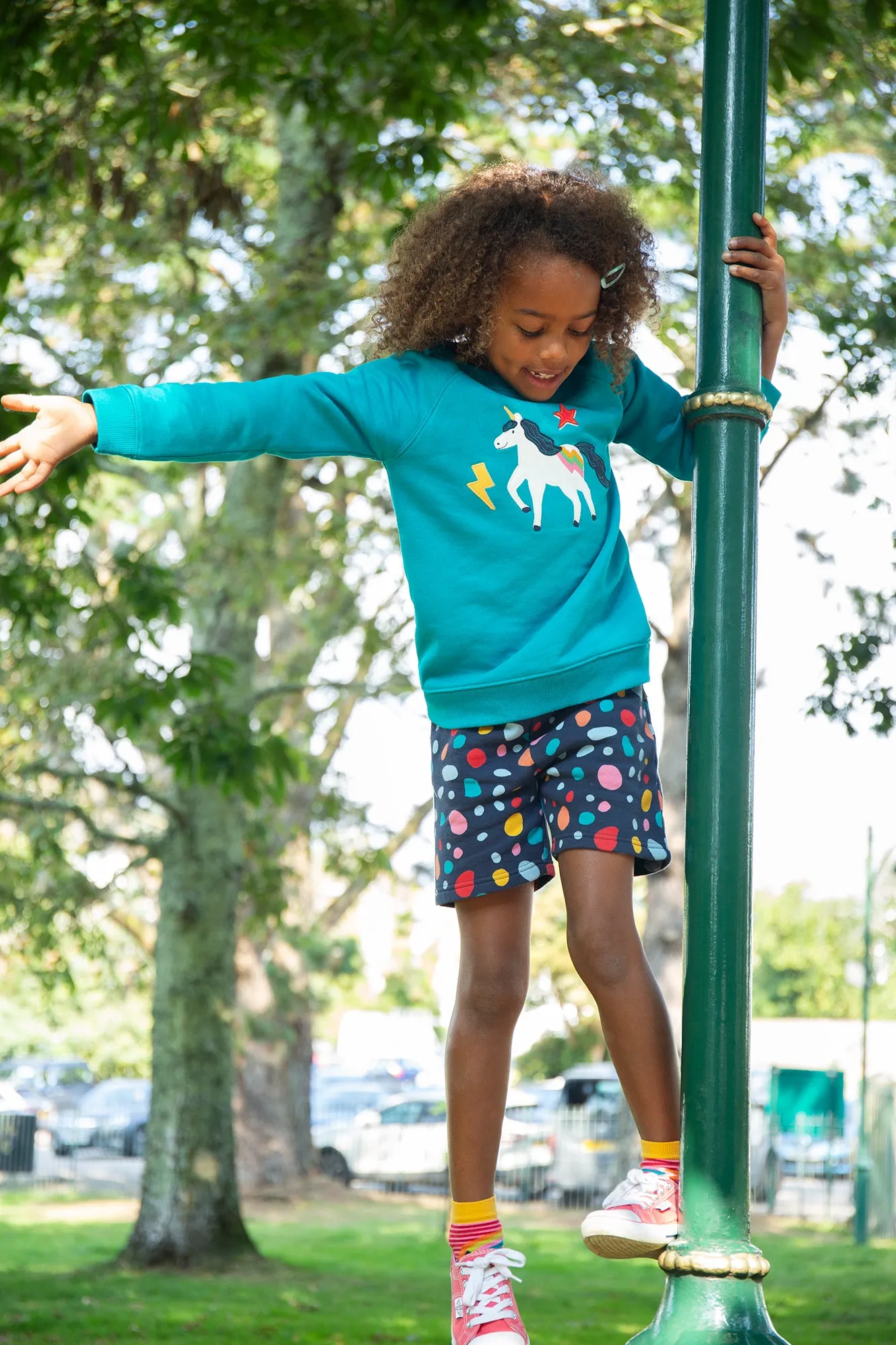 Frugi Sydney Shorts - Indigo Dalmation