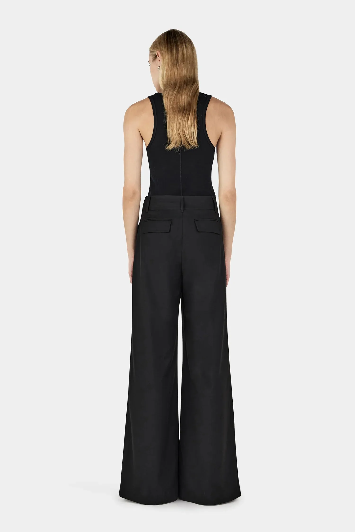 GALLOW WOOL TANK BLACK