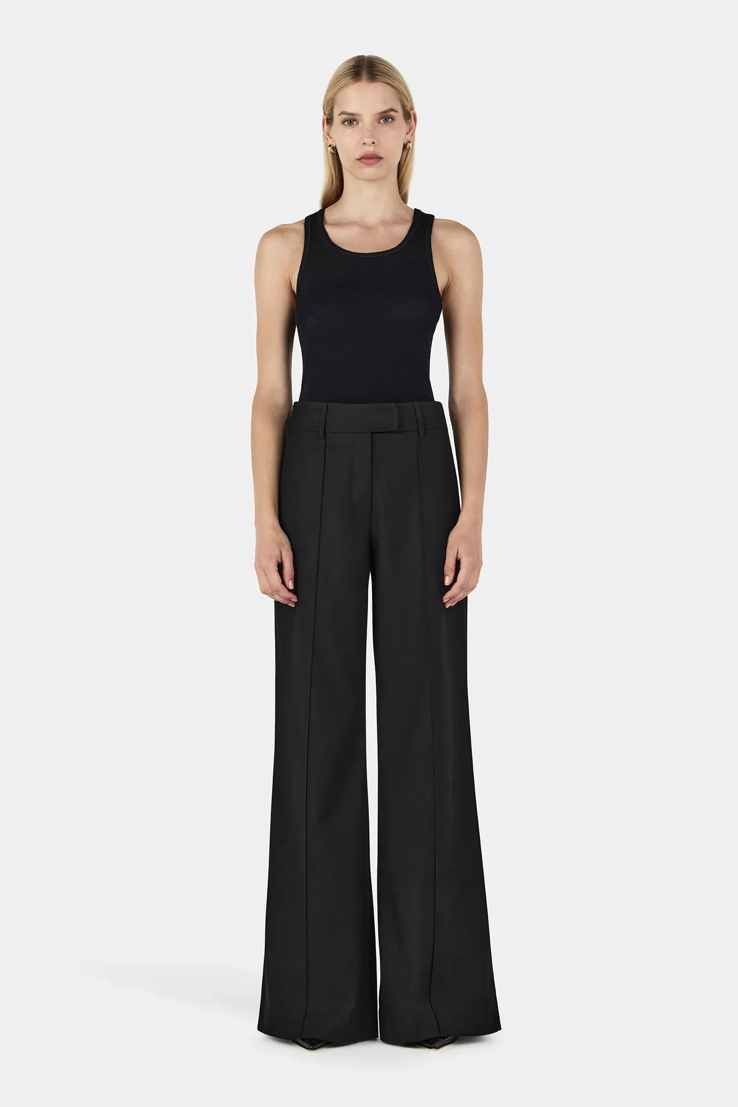 GALLOW WOOL TANK BLACK
