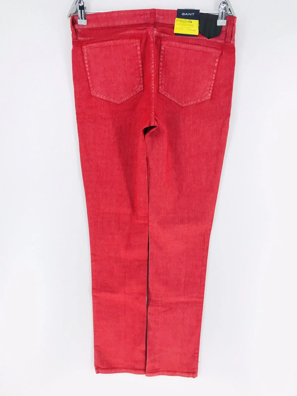 GANT Women's Bright Red Nelly Overdyed Denim Jeans Size 29/34 NWT