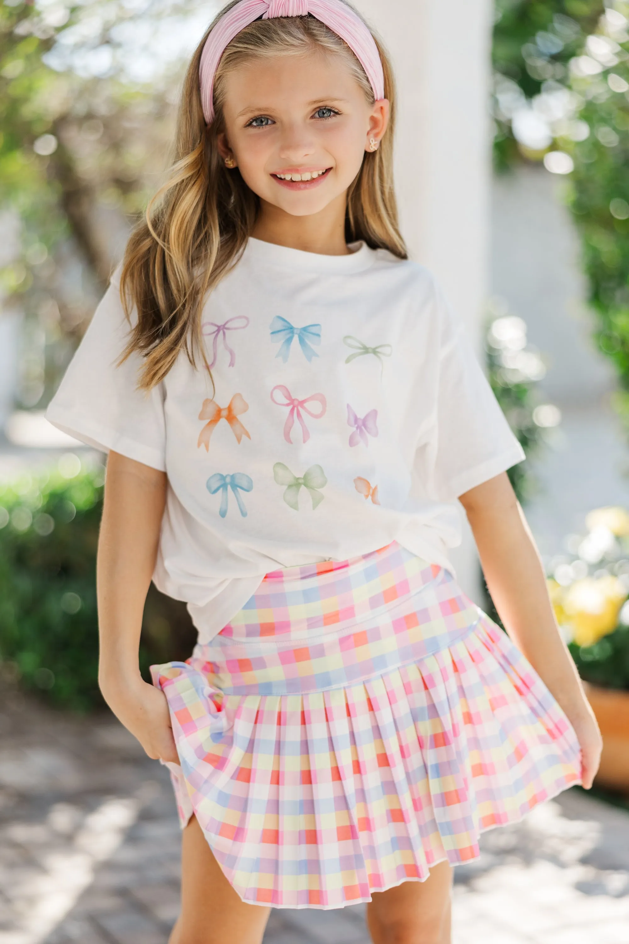 Girls: In My Girly Era White Graphic Tee