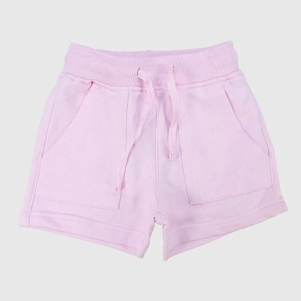 Girls Pink Comfy Shorts