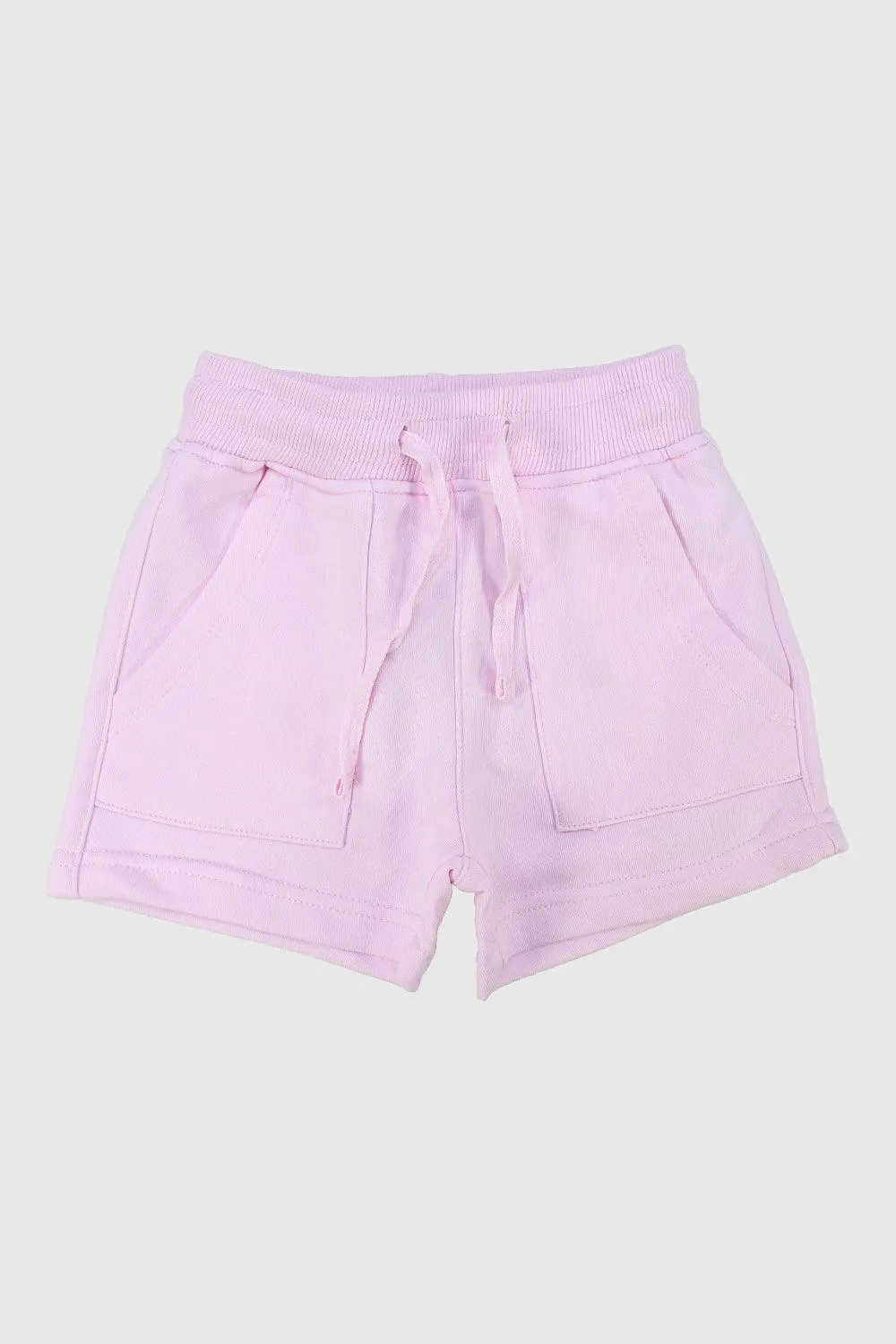 Girls Pink Comfy Shorts