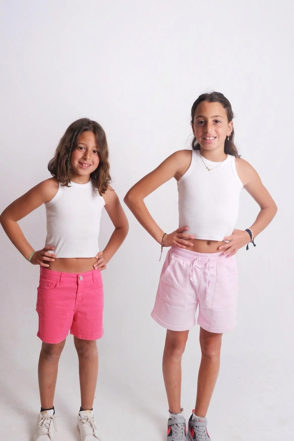 Girls Pink Comfy Shorts