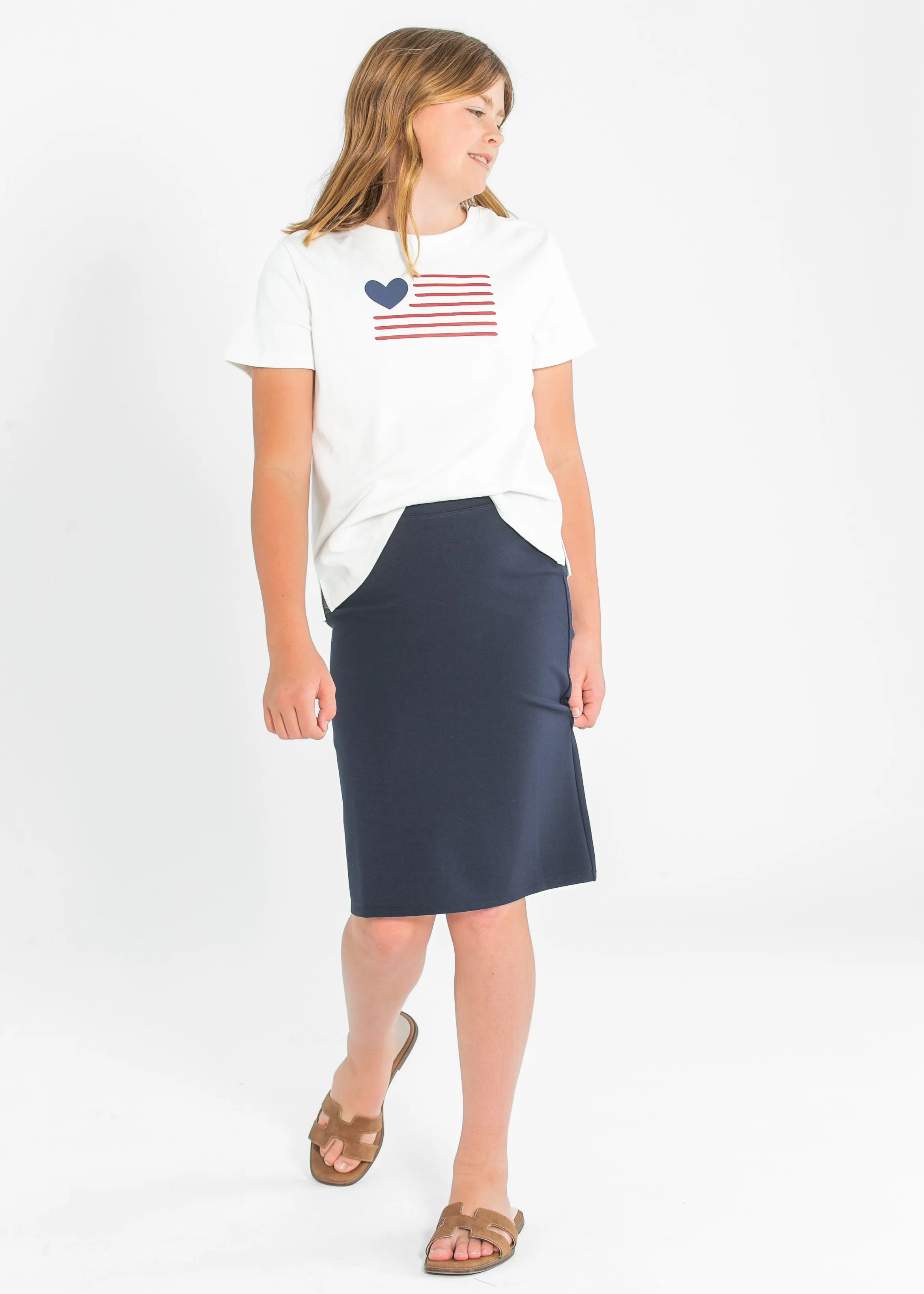 Girl's Quinn Midi Skirt