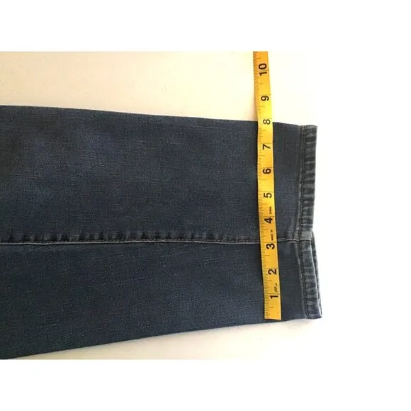 GLORIA VANDERBILT - WOMEN MEDIUM WASH SLIM CAPRI JEANS SIZE 8