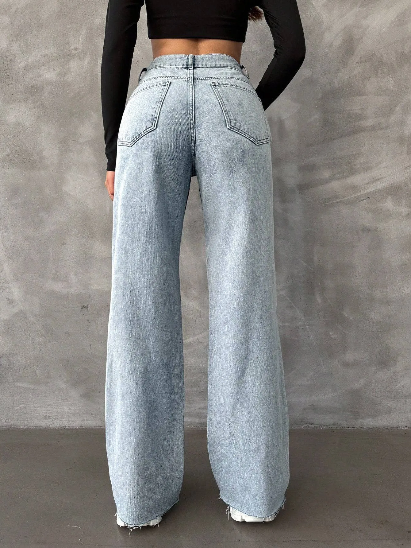 GlowUp Straight Fit High Rise Jeans