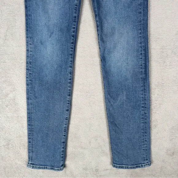 Good American Good Classic Slim Fit Stacked‎ Denim Jeans Women's 6/28 Blue803