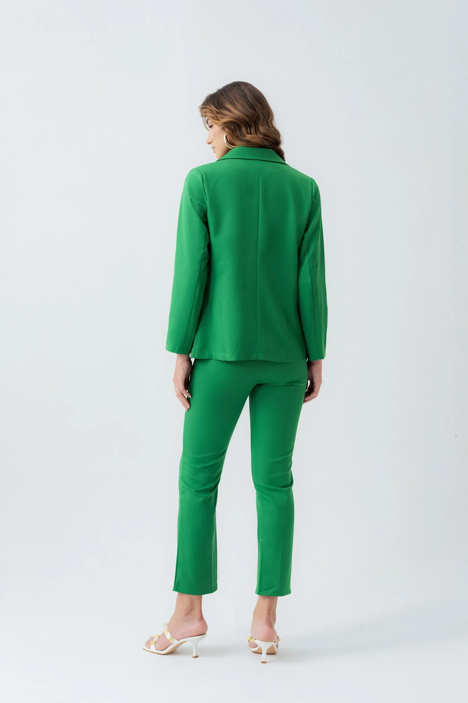 GREEN SLIM FIT TAILORED BLAZER