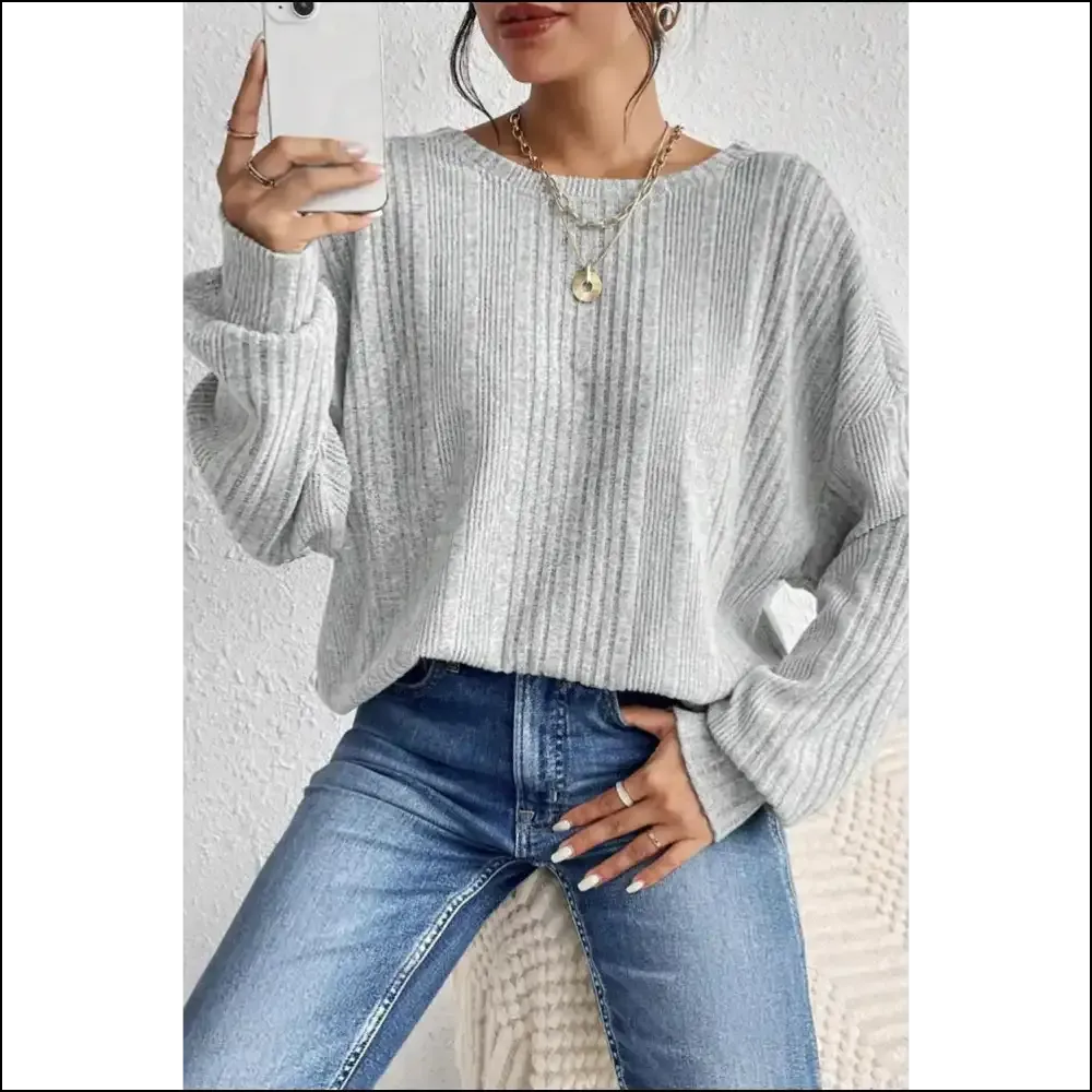 Grey Ribbed Backless Top: so Comfy, It's Almost Illegal! 😈 Needful Things