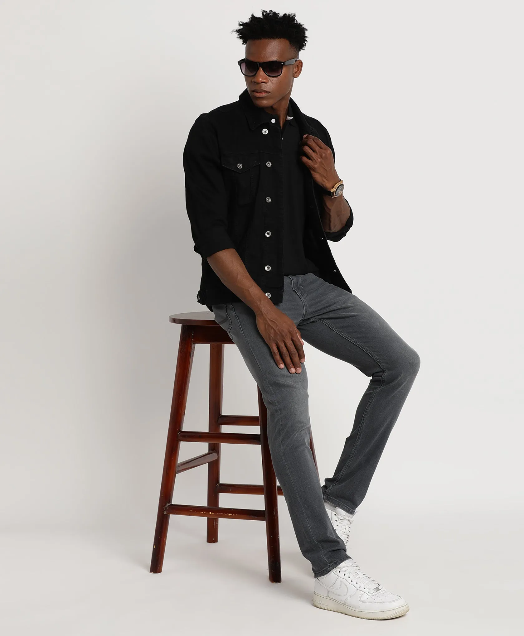 Grey Slim-fit Jeans
