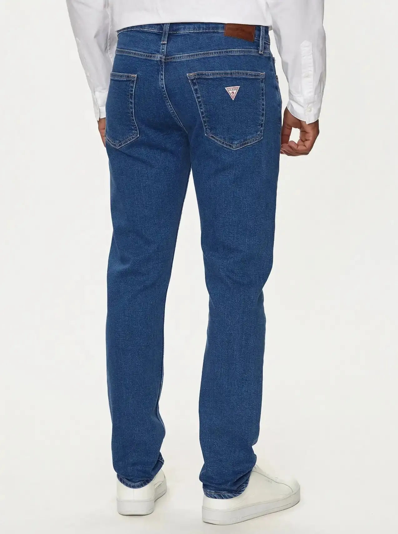 GUESS Jeans Mens G14 Slim Varane Medium Wash Blue