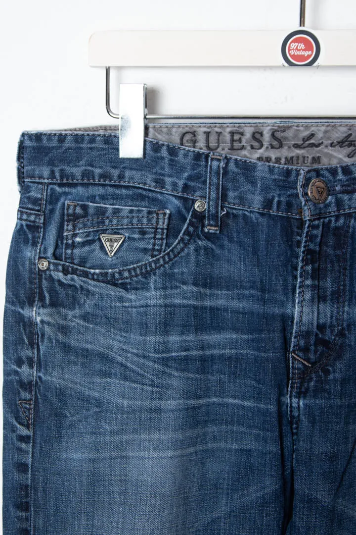 Guess Slim Straight Lincoln Denim Jeans (W33 x L32)