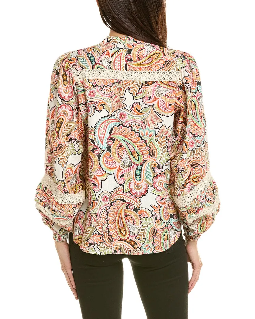 Hale Bob Linen Top