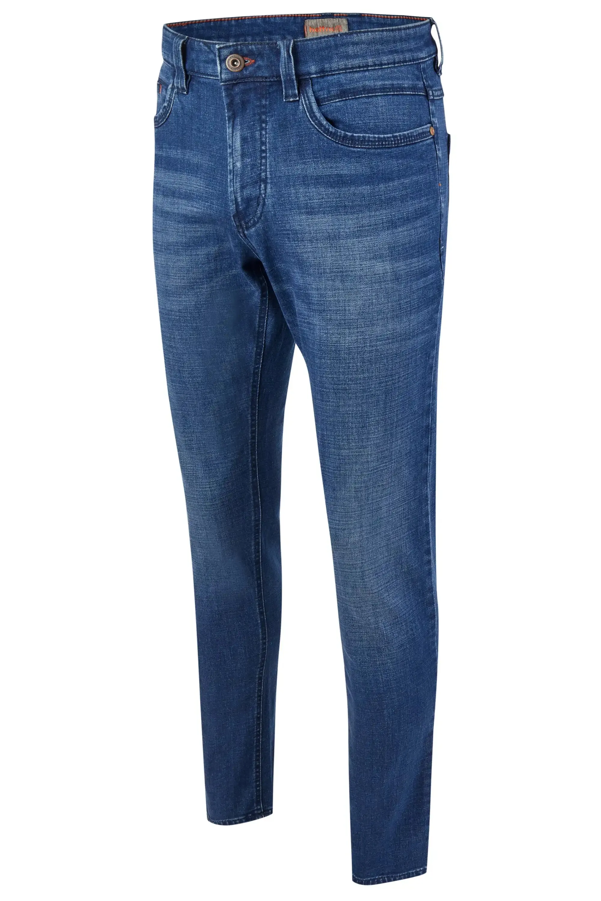 Hattric Men's 5 Pocket Harris Slim Stretch Jeans 688495 9690 47 Blue