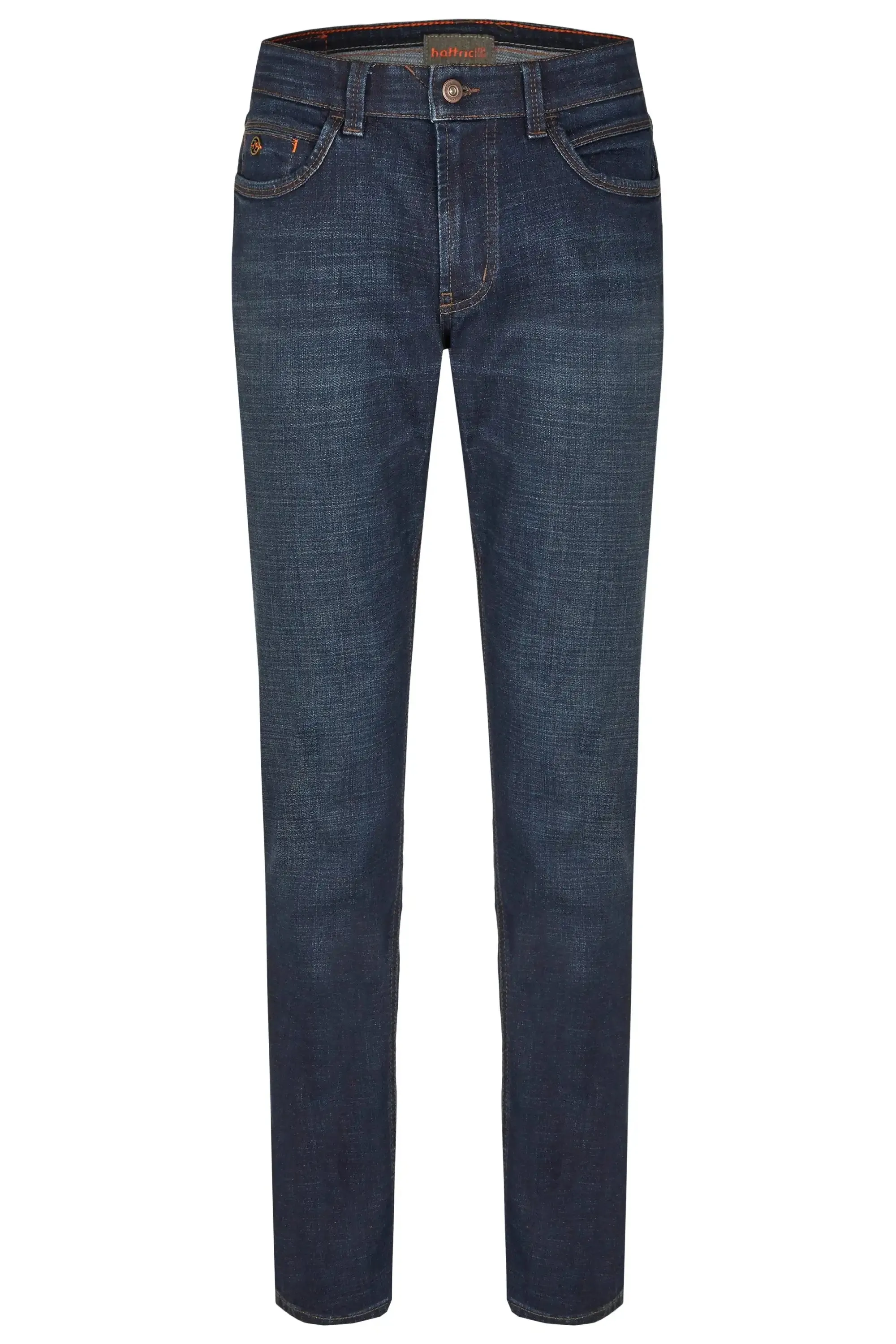 Hattric Mens Jeans Harris Slim Leg Dark Blue