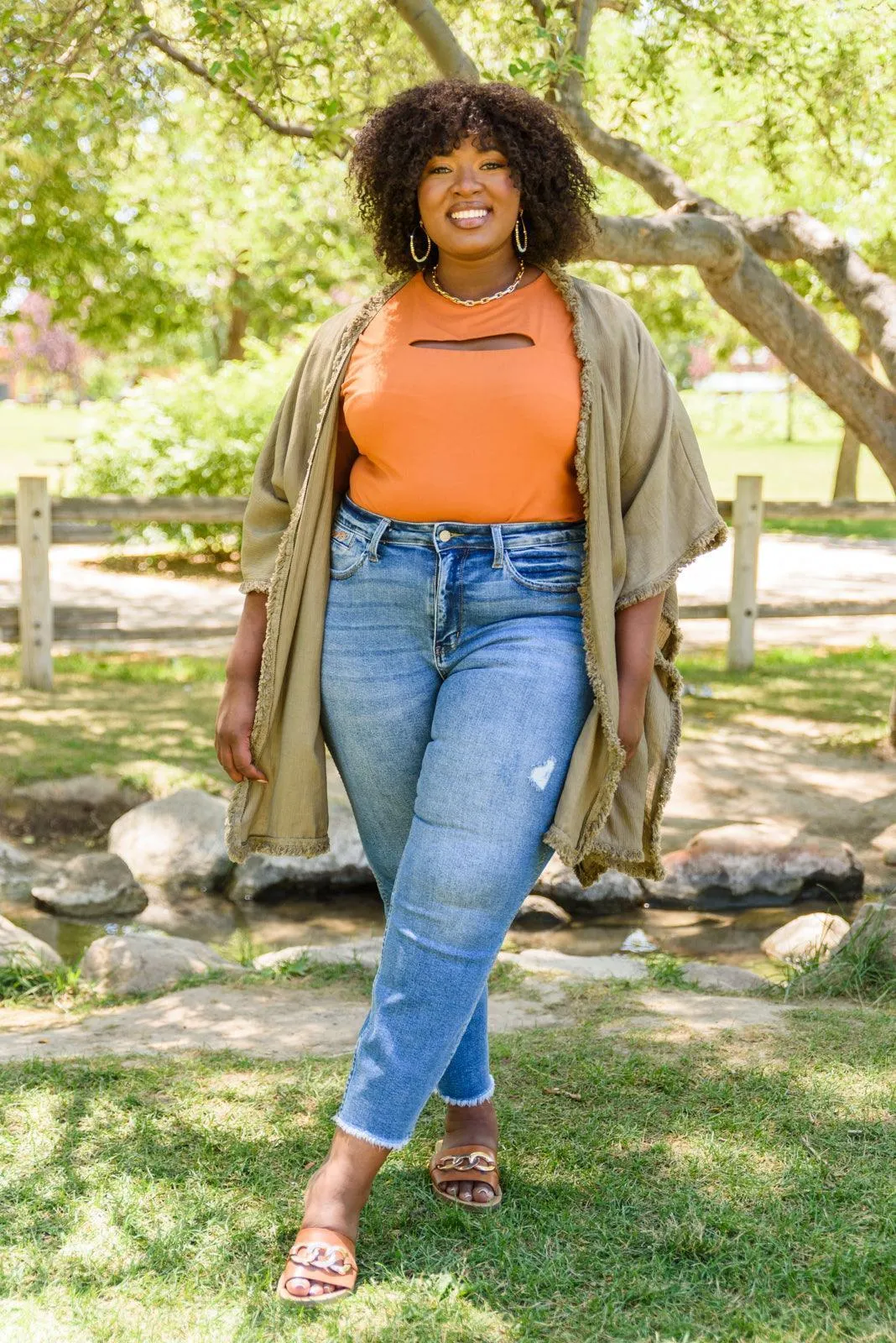 Hazel Blues® | Howdy Embroidery Boyfriend Jeans