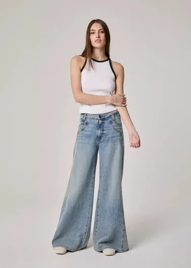 Henry High Rise Super Wide Leg Jeans