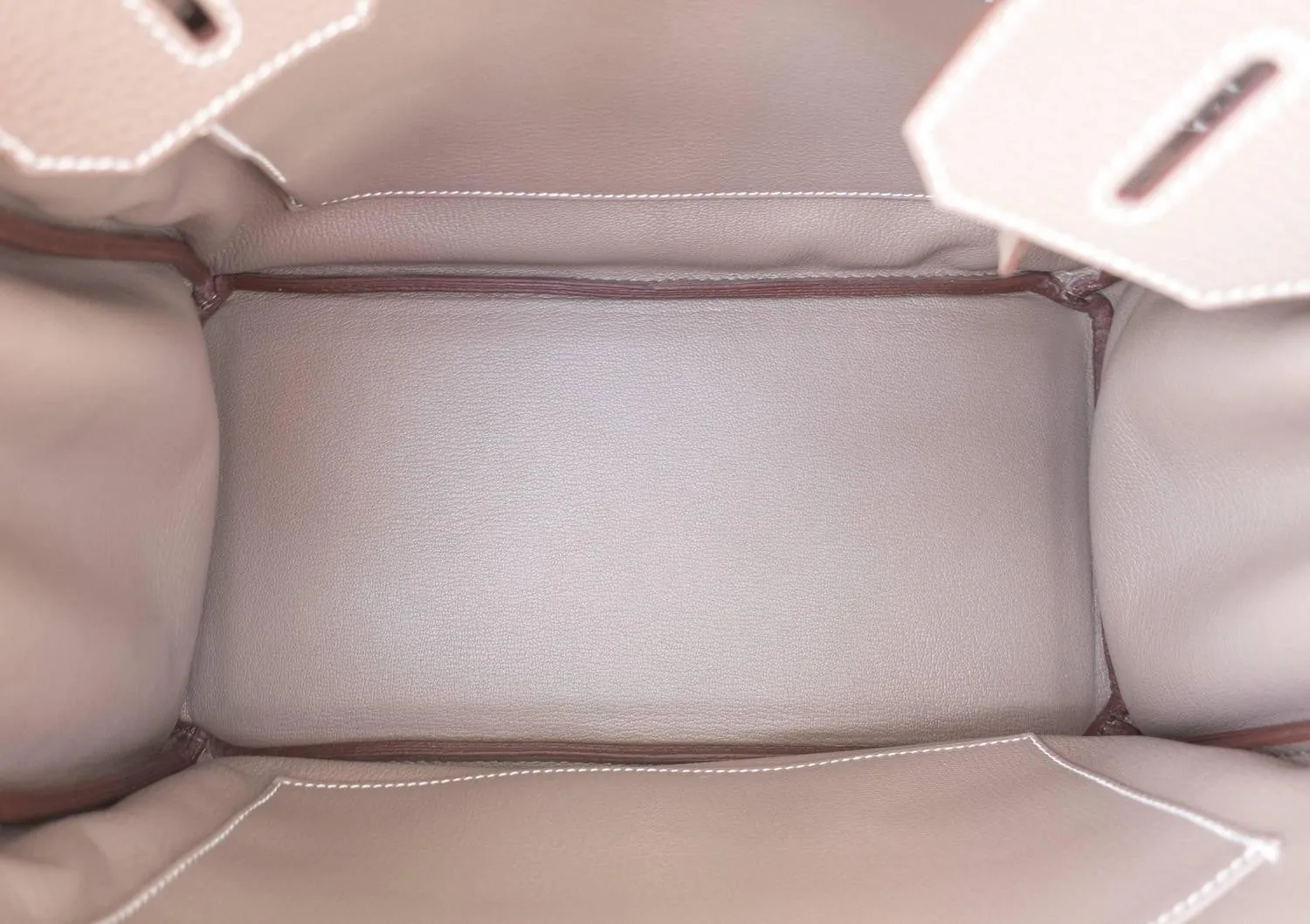 Hermes Etoupe 30cm Togo Birkin Palladium Hardware Bag Iconic