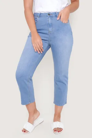 High Waist Slim Jeans