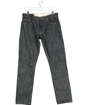 HIUT DENIM Blue The Work@ - Slim Fit - Japanese Selvedge Jeans W32