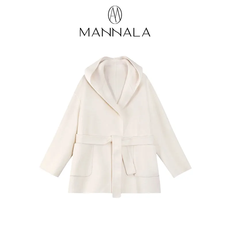 Hooded Alpaca Wool Coat