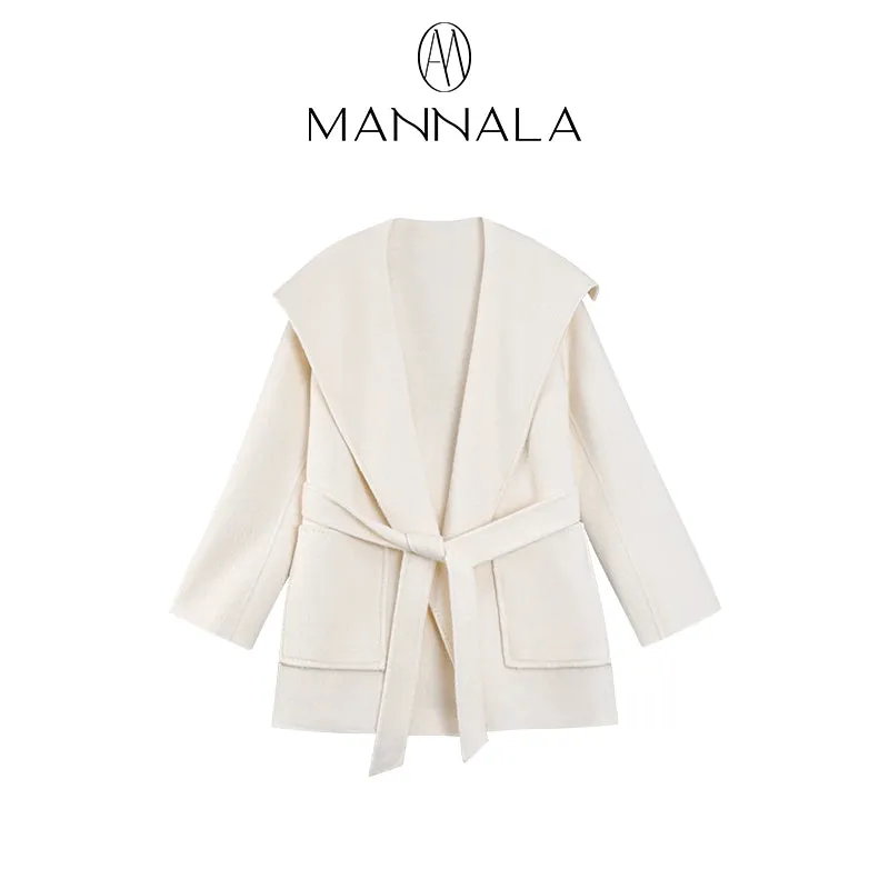 Hooded Alpaca Wool Coat