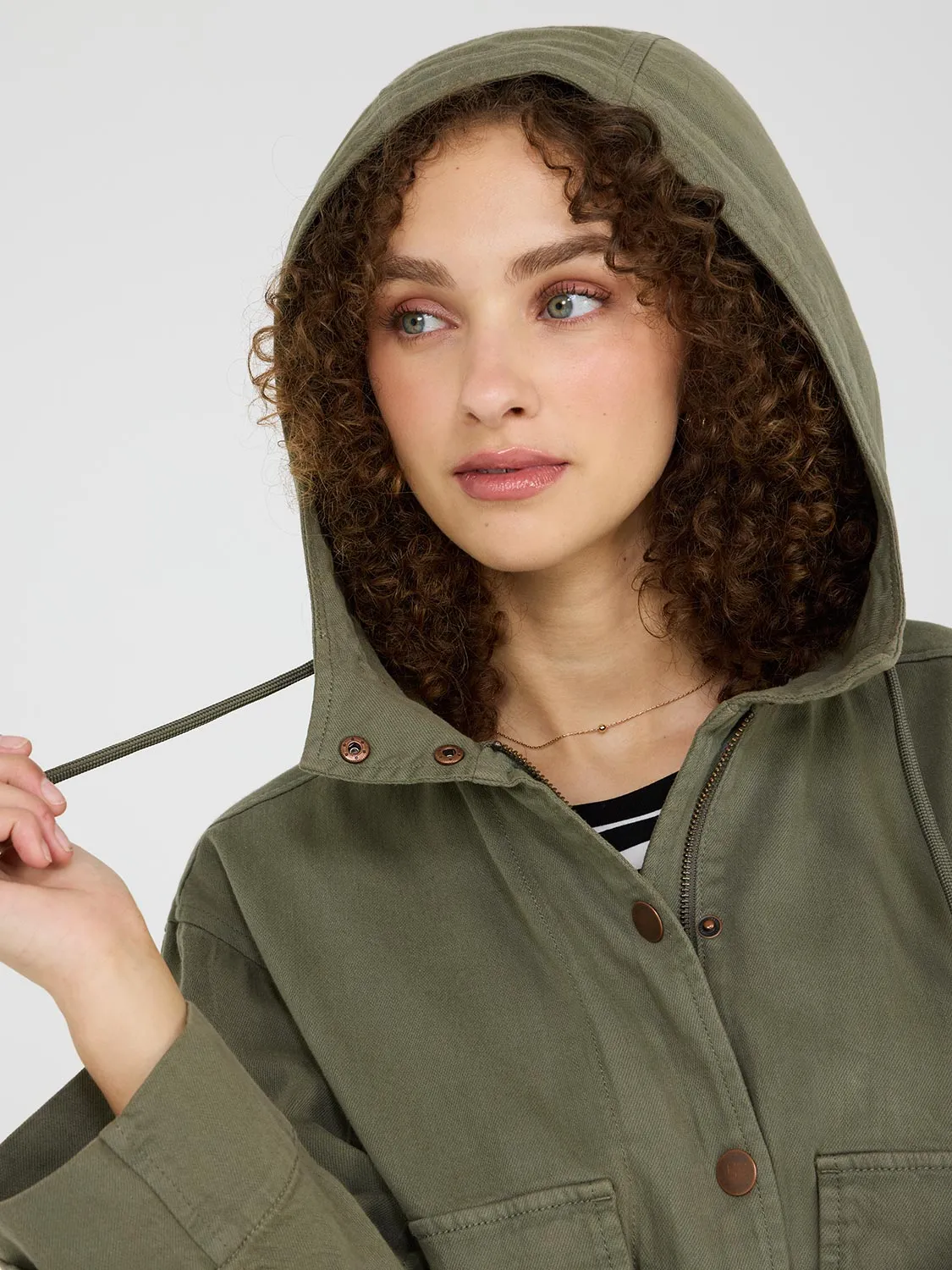 Hooded Bomber Jacket