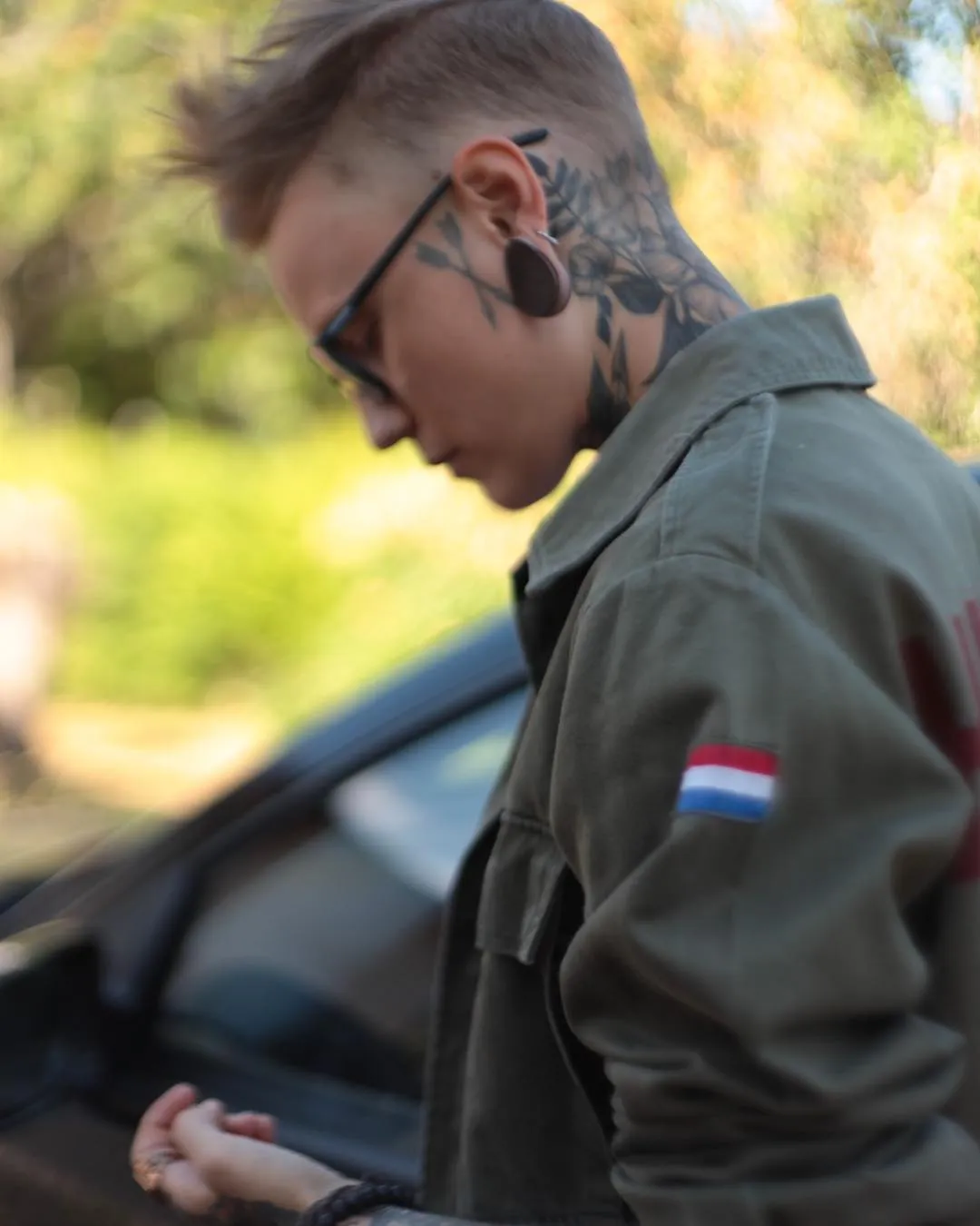 'Human' Vintage Dutch Army Jacket