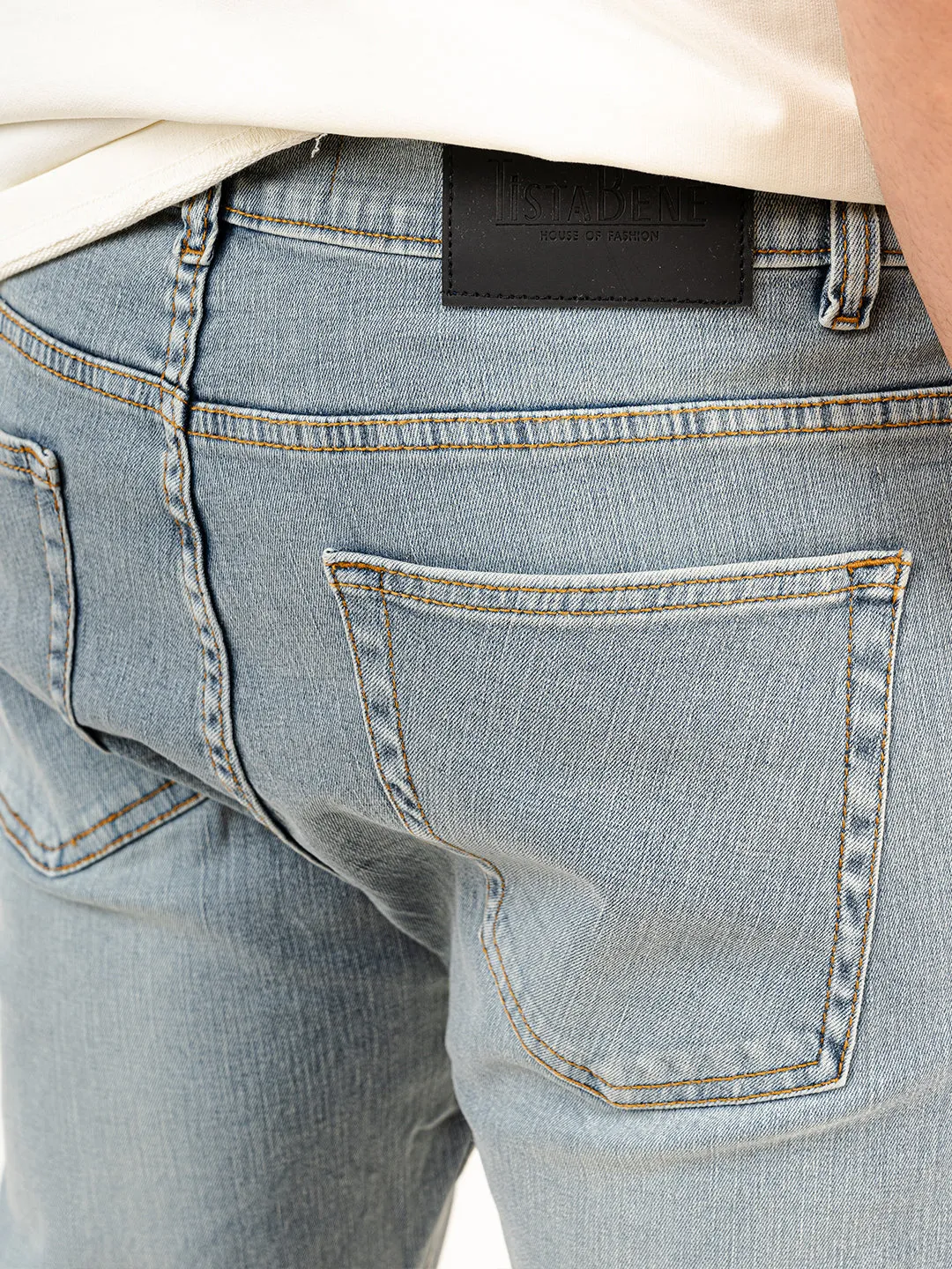 Ice W Tint Plain Slim Fit Denim jeans