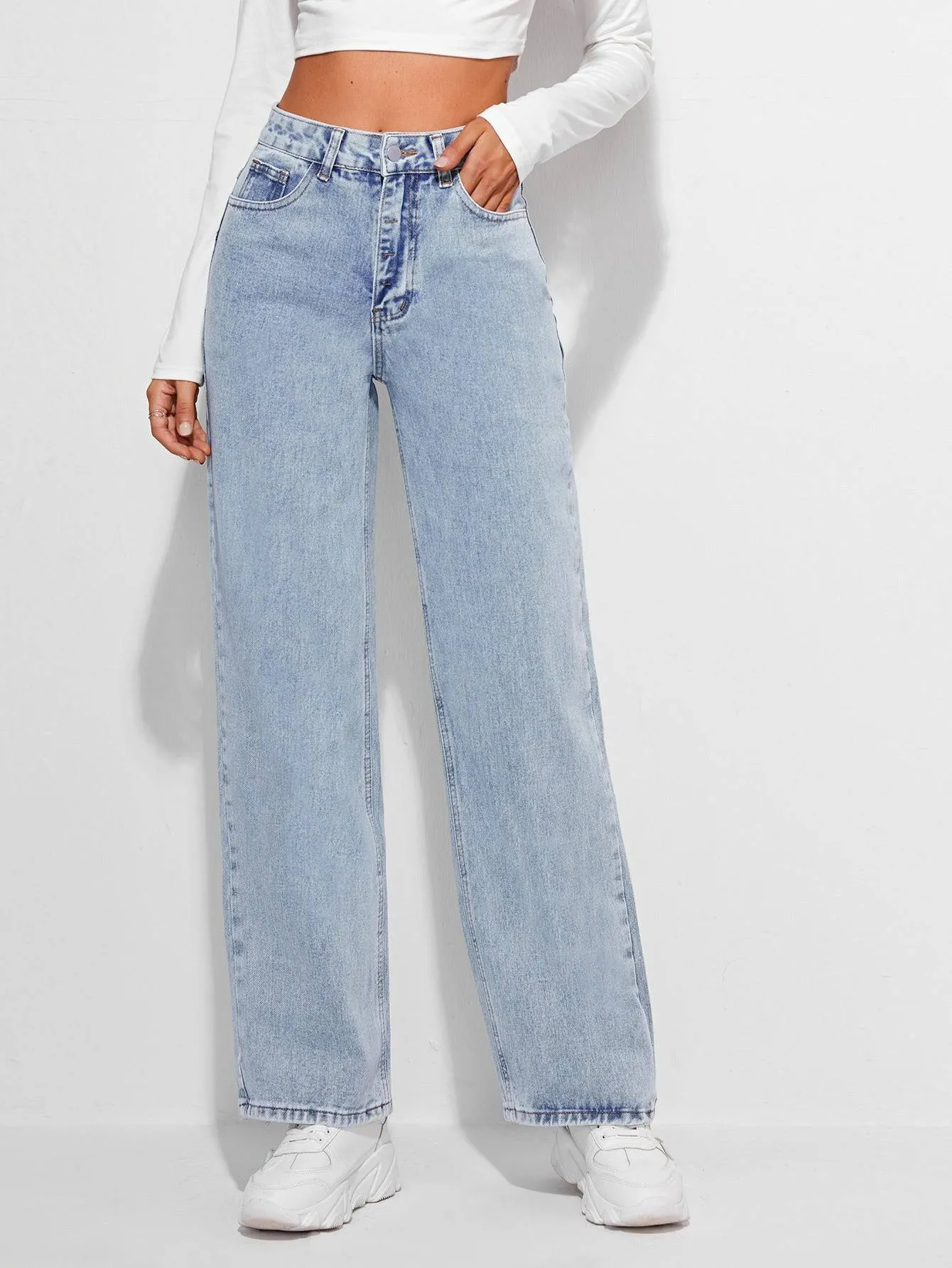 Iconic Fit High Rise Stretchable jeans