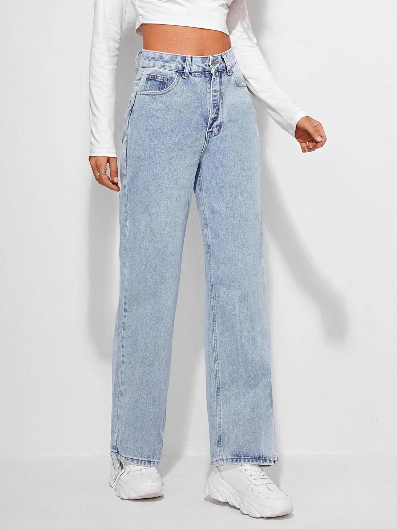 Iconic Fit High Rise Stretchable jeans
