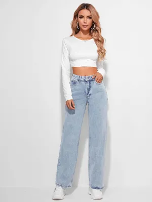 Iconic Fit High Rise Stretchable jeans