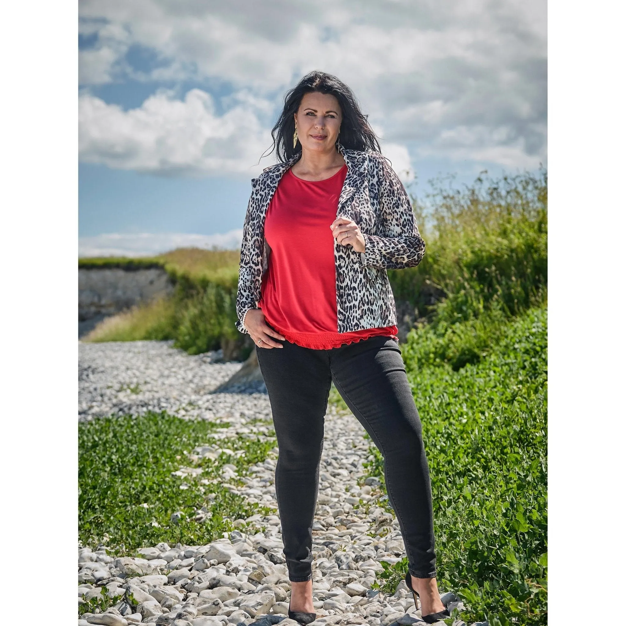 Jacket ARI leo print