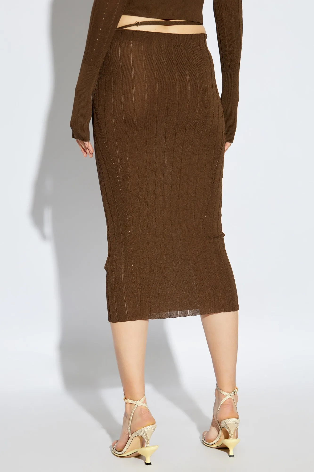 Jacquemus Skirt 'Pralu' in BROWN - 36