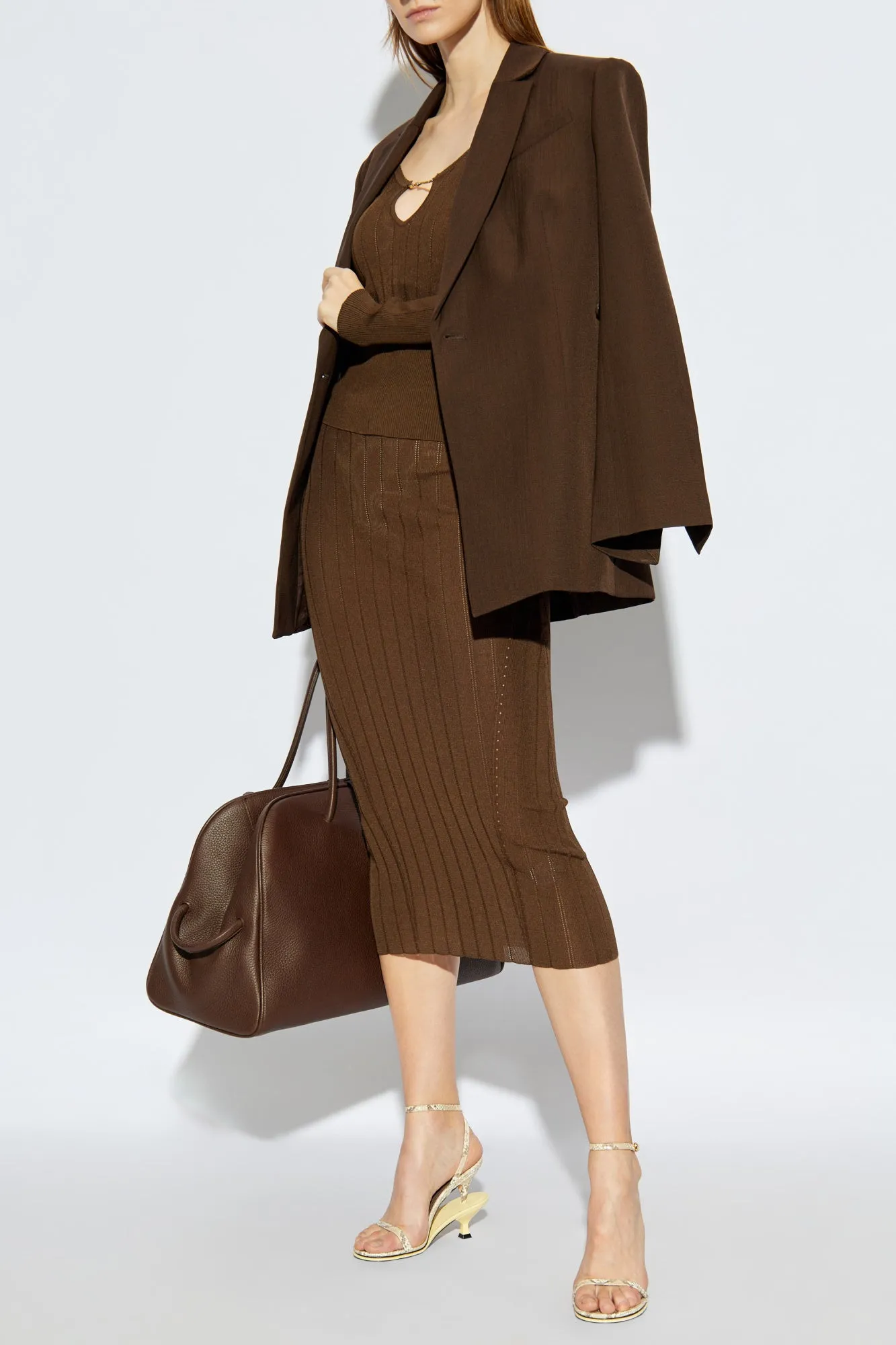Jacquemus Skirt 'Pralu' in BROWN - 36